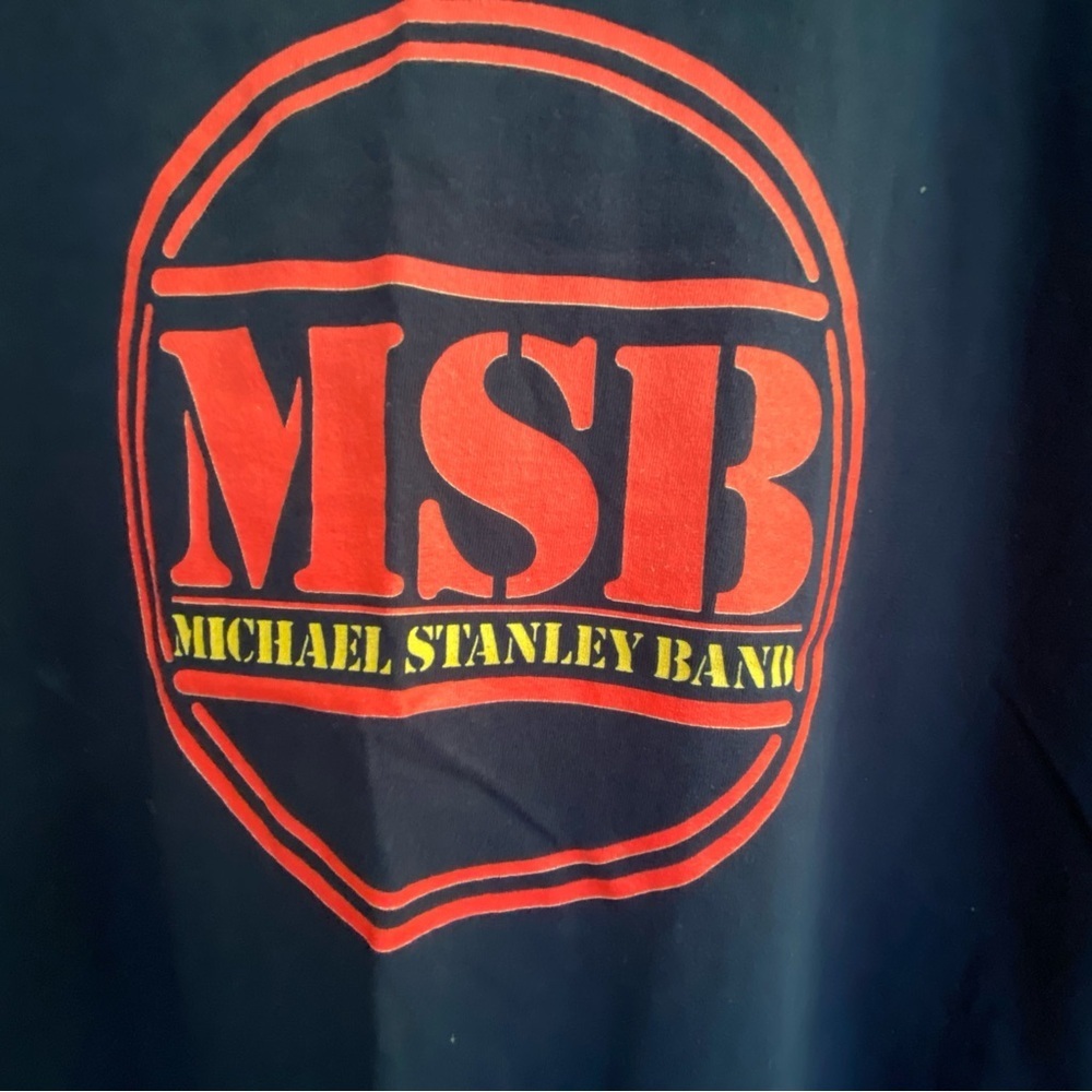 Michael Stanley Band MSB Navy Tee Gilden (2XL) - Picture 2 of 4